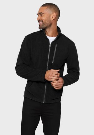 MYERS - Zip-up sweatshirt - black
