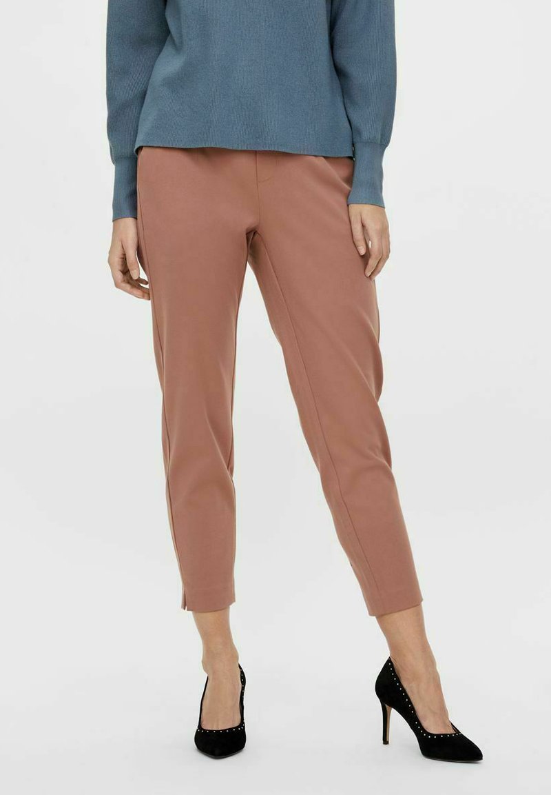 Object OBJLISA SLIM PANT - Calças - cognac