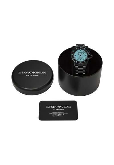 Emporio Armani TRADITIONAL SEA EXPLORER - Horloge - black