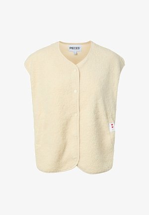 Pieces, VEST PCKATTY TEDDY - Vest - birch