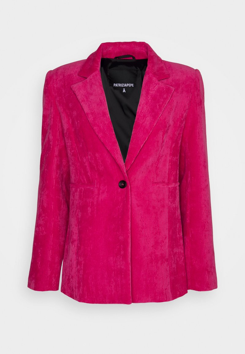PATRIZIA PEPE Halflange jas donkerroze