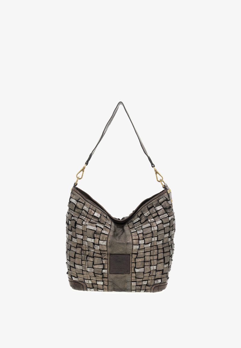 Campomaggi MONOSPALLA EDERA LUX - Borsa a mano - piombo t grigio