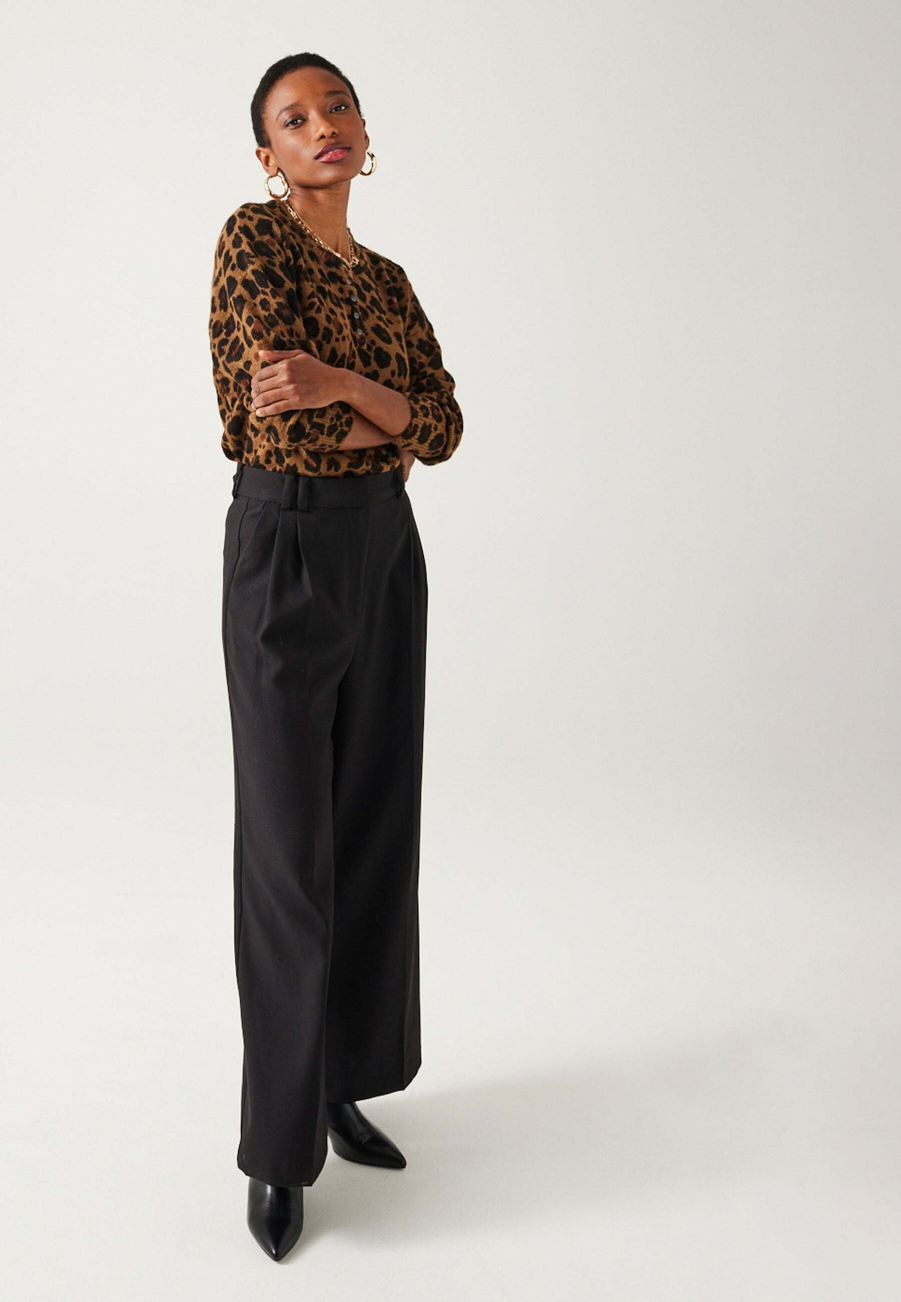 Sous-pull Femme Noir Promod – Fin Et Léger En Viscose – Taille 36 (S)