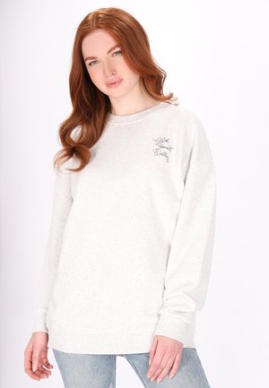 DreiMaster Sweatshirt - wollweiss melange