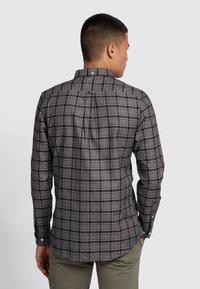 Farah FRASER SLIM FIT CHECK SHIRT - Shirt - charcoal