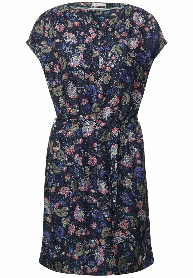 Damen Freizeitkleider | Cecil Freizeitkleid blau/dunkelblau - KB50991 Damen Freizeitkleider | Cecil Freizeitkleid blau/dunkelblau - KB50991