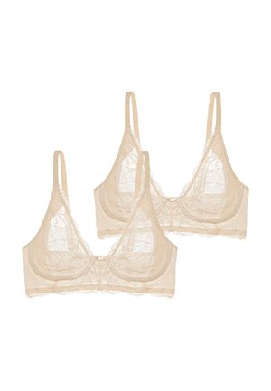 2-PACK AMOURETTE CHARM - Triangel BH - creamy dream