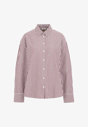 WE Fashion Nööpidega pluus - vintage red