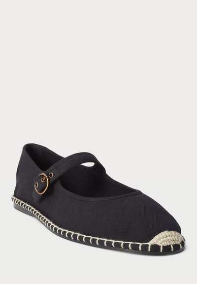 Polo Ralph Lauren CANVAS MARY JANE ESPADRILLE - Espadrilles - black