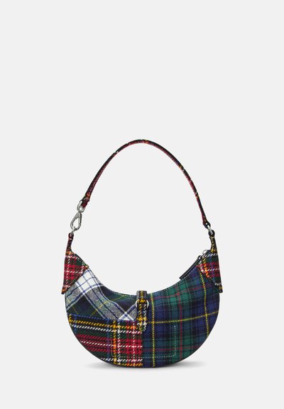 Polo Ralph Lauren POLO ID PLAID MINI SHOULDER BAG - Torbica - red multi