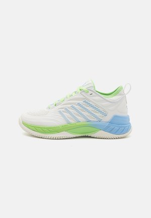 HYPERCOURT SUPREME 2 CLAY - Clay court tennis shoes - lucent white/paradise green/dutch canal