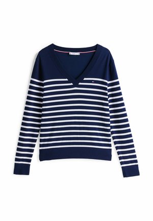Tommy Hilfiger Jumper - dark night navy/ivory petal