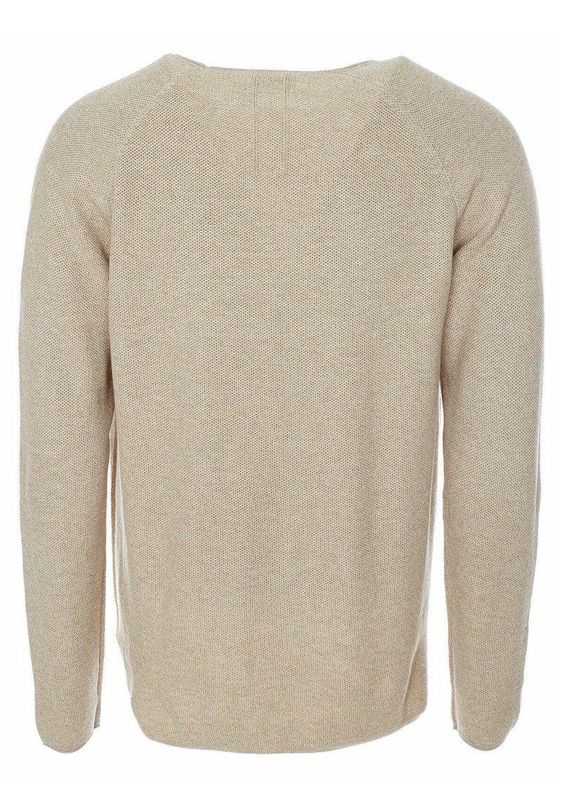 Herren Strickjacken | Nowadays HONEYCOMB Strickpullover brown rice/braun - UJ72242 Herren Strickjacken | Nowadays HONEYCOMB Strickpullover brown rice/braun - UJ72242