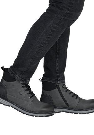 Rieker Schnürstiefelette - grau