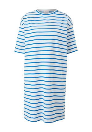 s.Oliver, MIT STREIFEN - Day dress - royalblau
