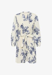 Nevybrané, blue shadow flower print