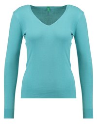 United Colors of Benetton Stickad tröja - light blue
