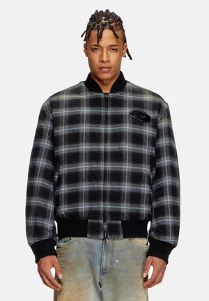 Bomber Jacket - black blue