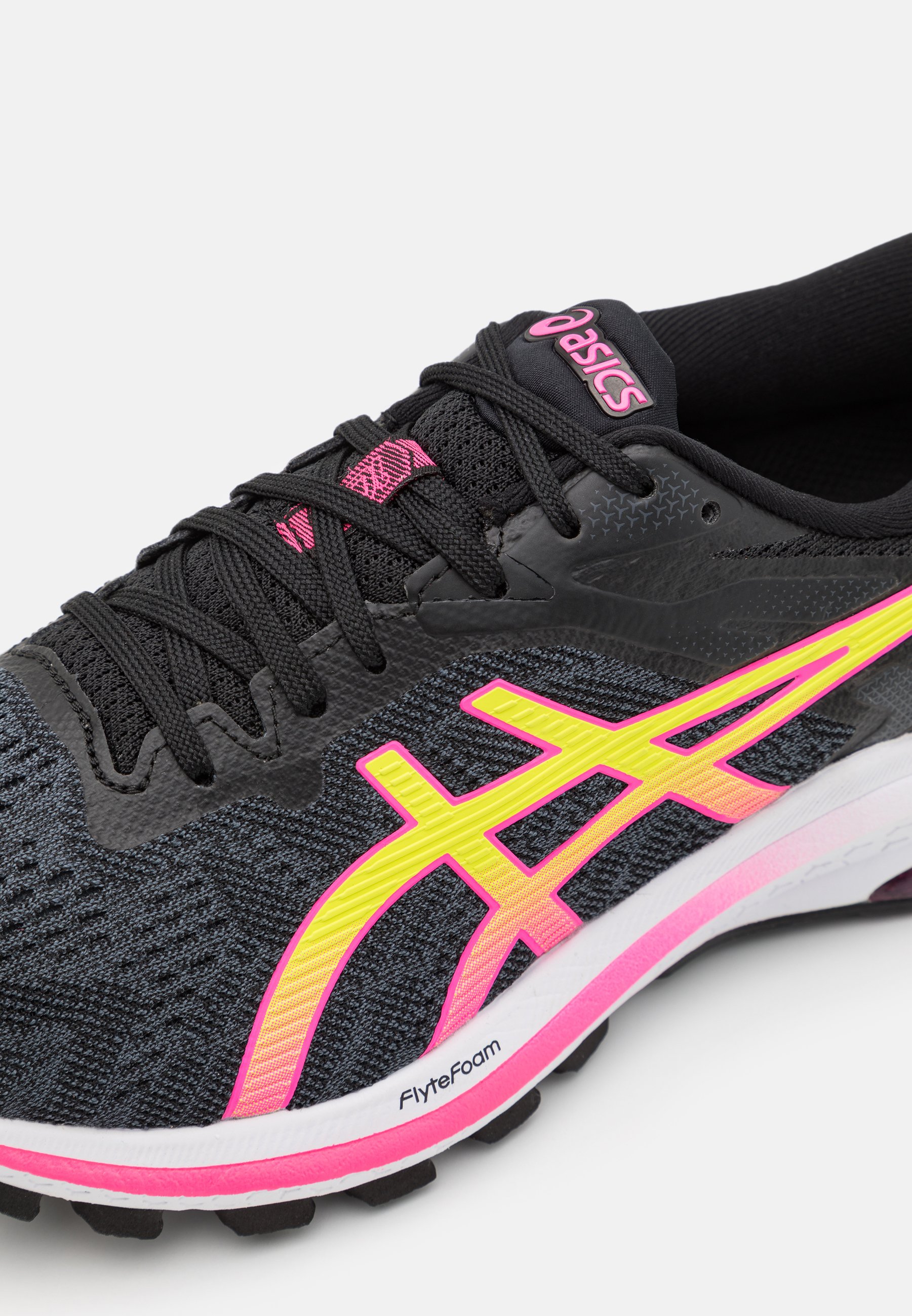 ASICS GT-1000 10 - Chaussures de running stables - black/hot pink/noir -  ZALANDO.FR