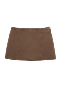 Jeansrock - dark brown