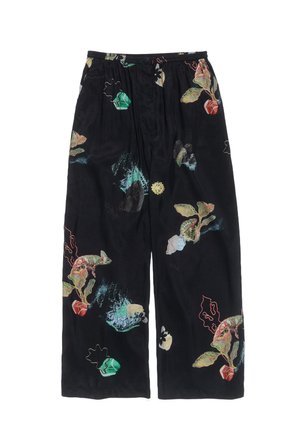 Bimba Y Lola FLUIDO CAMALEÓN  - Pantaloni - camaleon antracita