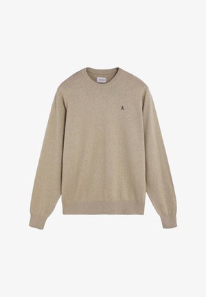 Scalpers, SCALPERS SCBASIC R CONTRAST TRICOT - Jersey de punto - taupe