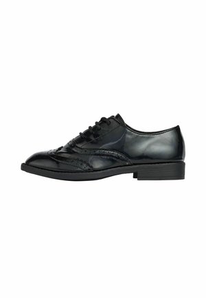 BROGUE SCHOOL REGULAR FIT - Snøresko - black