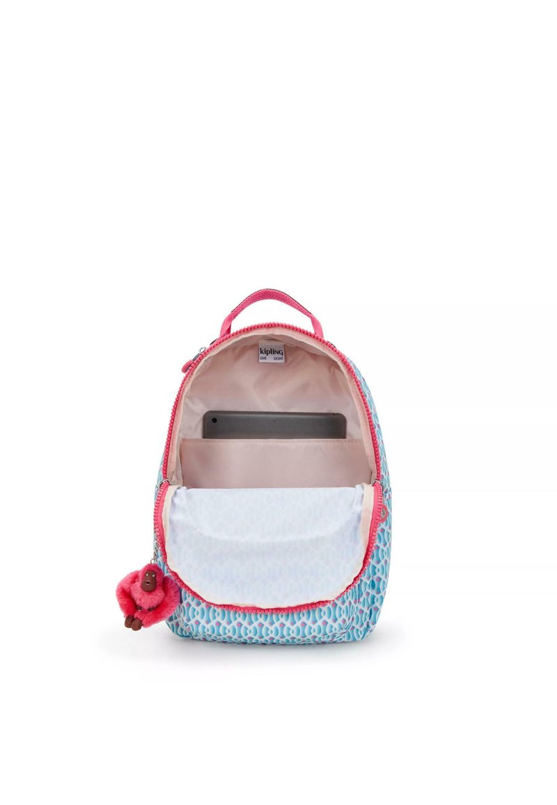 Kipling Light Blue Backpack with Pink Accents Kipling Rucksack - dreamy geo combo/light blue - Zalando.ie main image 3