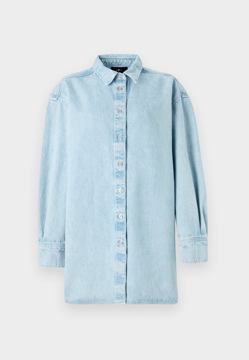 7 For All Mankind Overhemdblouse lichtblauw denim 7 For All Mankind Overhemdblouse lichtblauw denim