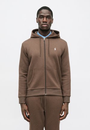 LONG SLEEVE - Φούτερ με φερμουάρ - brown heather