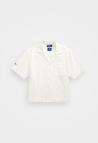 WIMBLEDON RL LOGO TERRY CAMP SHIRT - Pogājama blūze - ceramic white