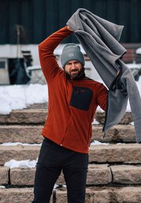 Helly Hansen DAYBREAKER BLOCK JACKET - Fleecová bunda - iron oxide