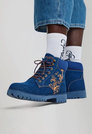 Ed Hardy, ED HARDY - Veterboots - indigo denim