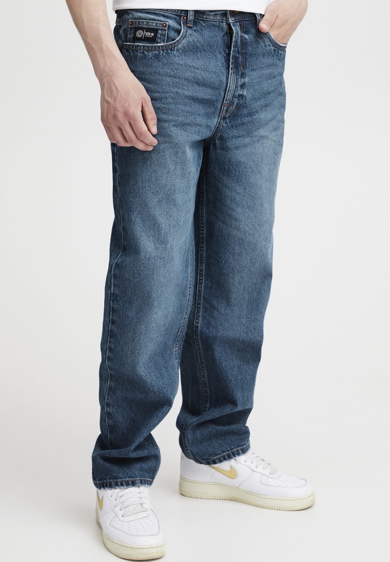 Solid - HOFFMANN - Straight leg jeans - blue dnm, Vergroten