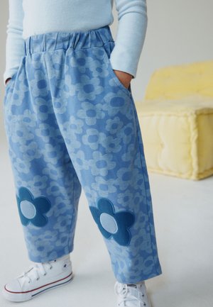 Next, REGULAR FIT - EMBELLISHED BARREL - Bukser - blue flower