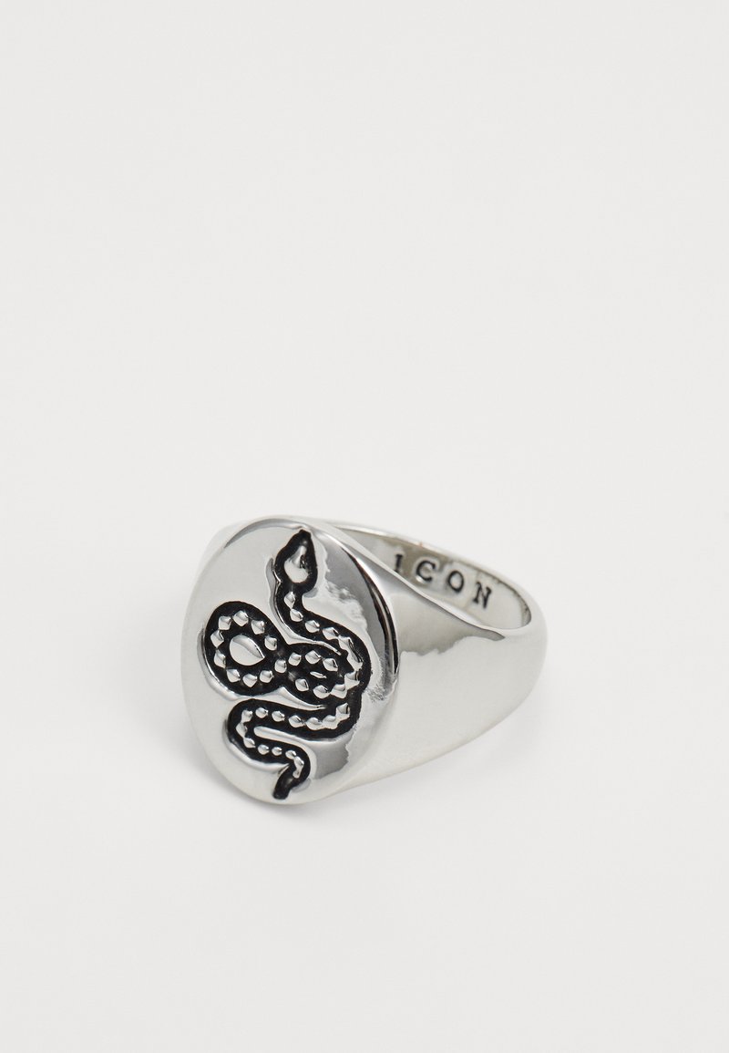 Icon Brand DYNASTY SNAKE SIGNET - Ring - silver-coloured/zilverkleurig ...