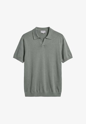 Antony Morato, SWEATER WITHOUT BUTTON SHORT SLEEVES SUPER SOFT - Poloshirt - green