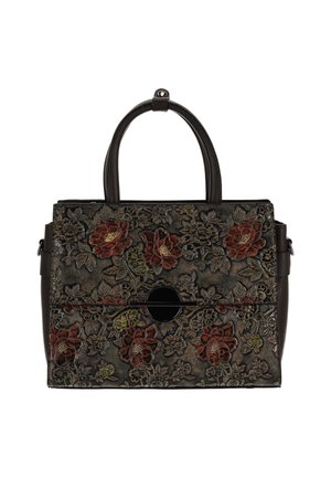 TOTE - Geantă de mână - brown multicolor