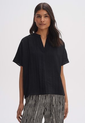 KURZARM FLANDRA - Bluse - black