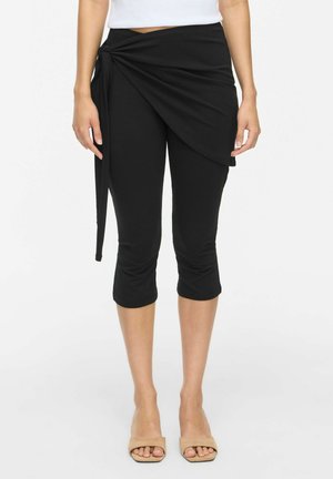 Noisy May, TROUSERS NMELLA  CAPRI - Legging (type pantalon) - black