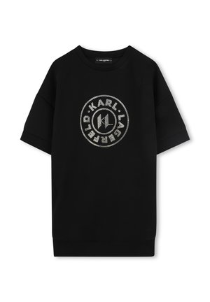 À MANCHES COURTES - Robe en jersey - black