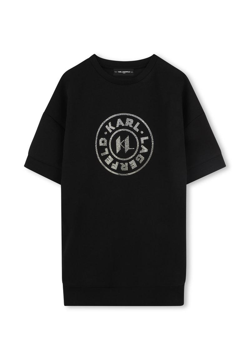KARL LAGERFELD KIDS Jerseyjurk zwart KARL LAGERFELD KIDS Jerseyjurk zwart