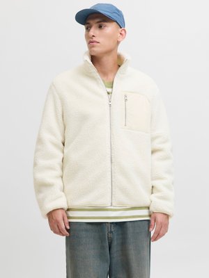 Jack & Jones JJBRADLEY JACKET - Fliisjakk - cloud dancer