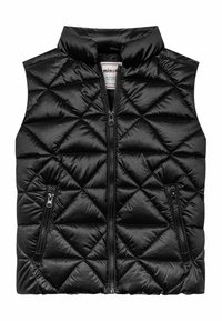 MINOTI - QUILTED PUFFER GILET - Strukirani kaput - black Minijatura 1