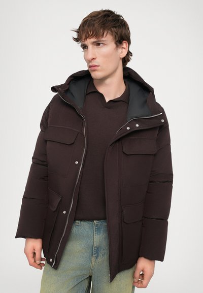 Dondup PUFFIER JACKET - Giacca invernale - burgundy