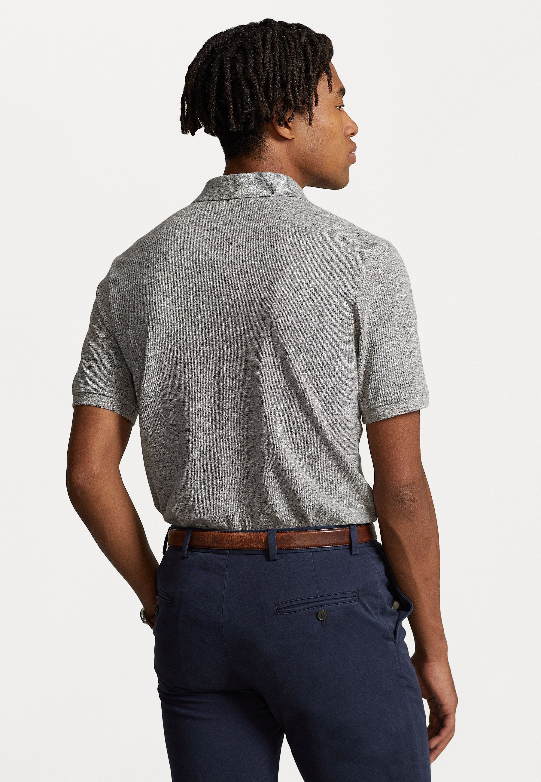 Polo Ralph Lauren BASIC - Poloshirt - canterbury heather/grau