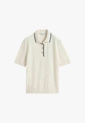 GANT, GANT SEAMLESS POLO TOP - Polo - cream
