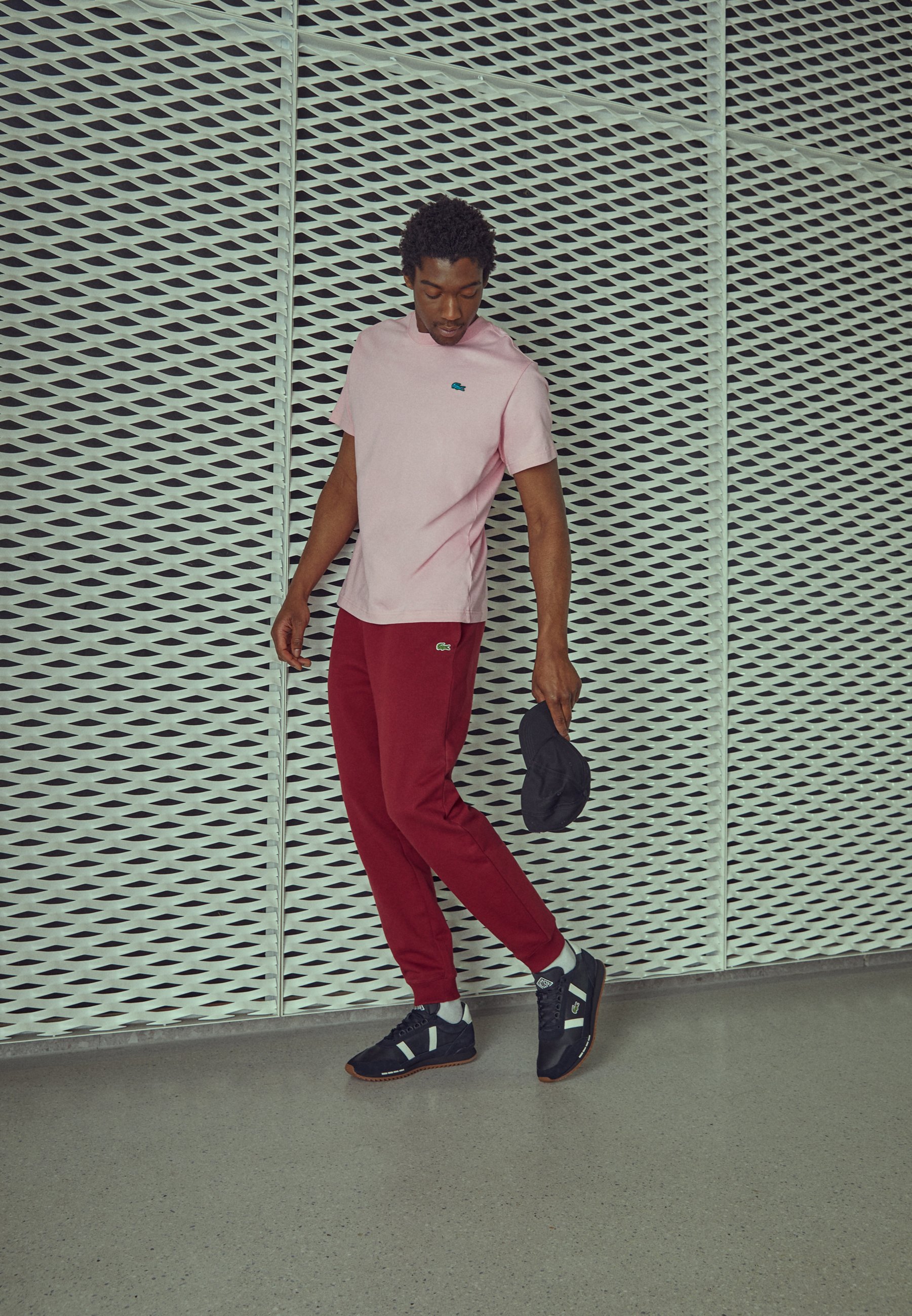 lacoste partner retro trainers