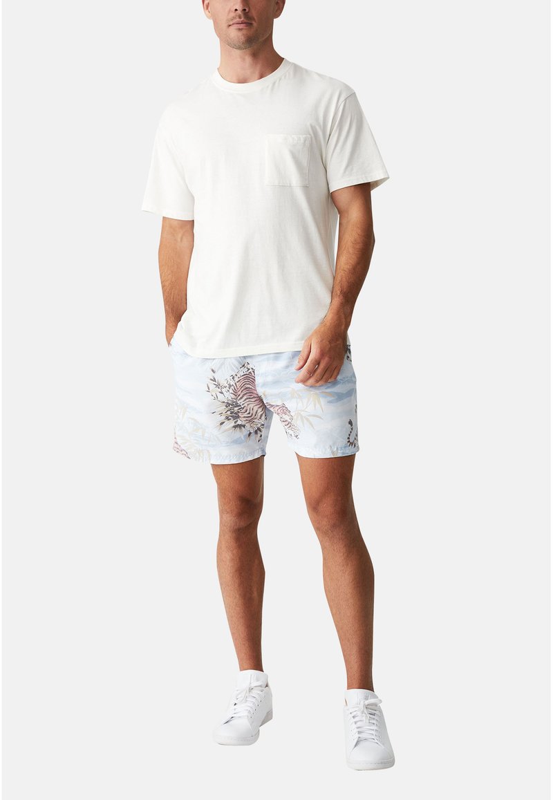 Cotton On Shorts lichtblauw gemêleerd