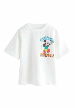 MICKEY MOUSE  - T-shirt med print - white printed